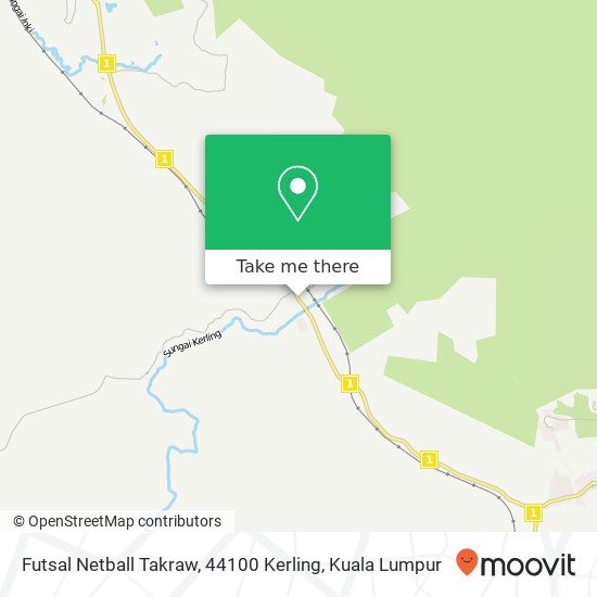 Futsal Netball Takraw, 44100 Kerling map
