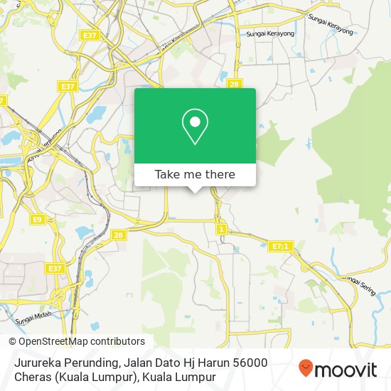 Jurureka Perunding, Jalan Dato Hj Harun 56000 Cheras (Kuala Lumpur) map