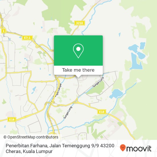 Penerbitan Farhana, Jalan Temenggung 9 / 9 43200 Cheras map