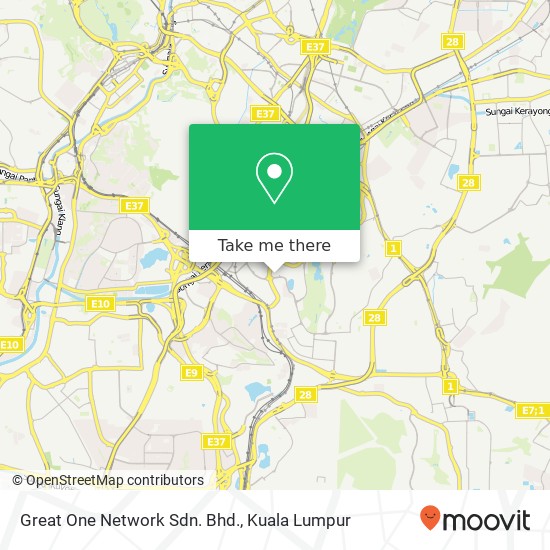 Great One Network Sdn. Bhd. map