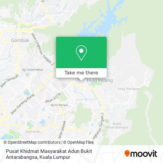 Pusat Khidmat Masyarakat Adun Bukit Antarabangsa map