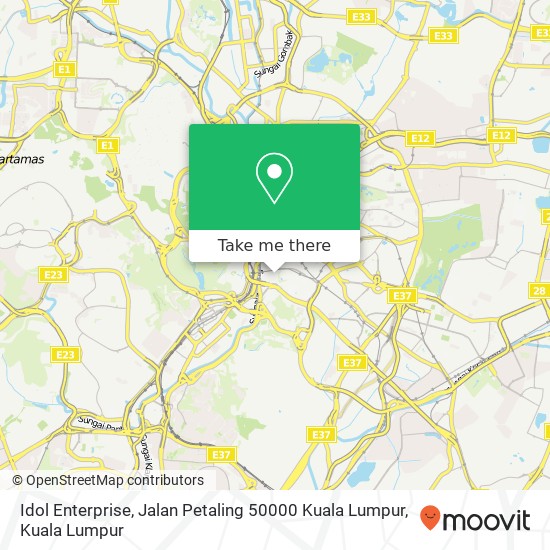 Peta Idol Enterprise, Jalan Petaling 50000 Kuala Lumpur
