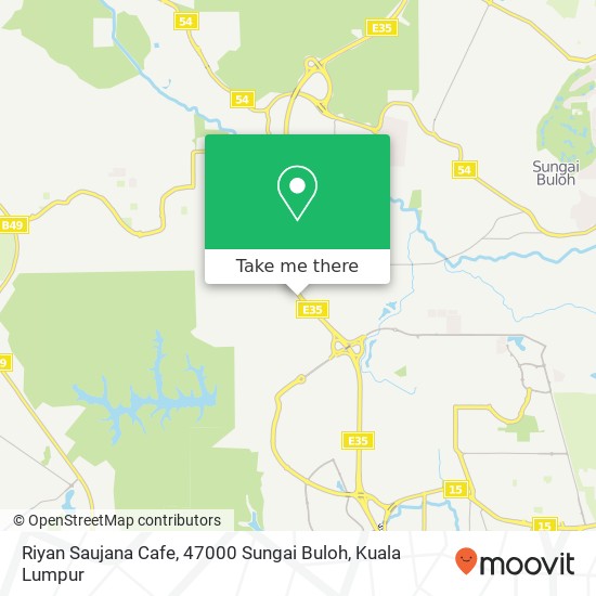 Riyan Saujana Cafe, 47000 Sungai Buloh map