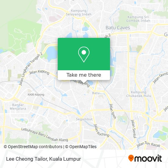 Lee Cheong Tailor map