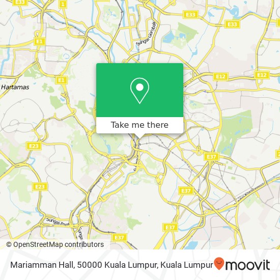 Mariamman Hall, 50000 Kuala Lumpur map