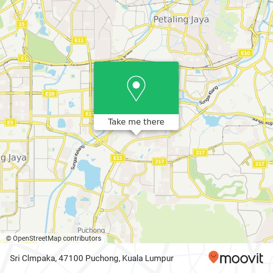 Sri Clmpaka, 47100 Puchong map