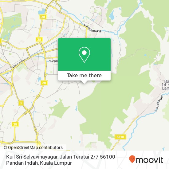 Kuil Sri Selvavinayagar, Jalan Teratai 2 / 7 56100 Pandan Indah map