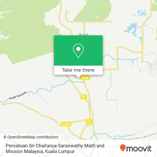 Persatuan Sri Chaitanya Saraswathy Math and Mission Malaysia map