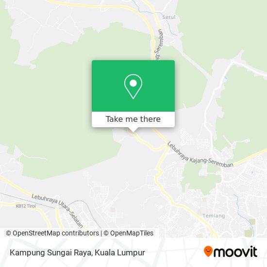 Peta Kampung Sungai Raya