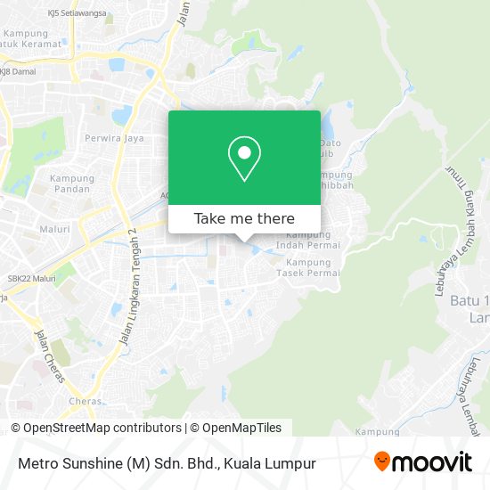 Metro Sunshine (M) Sdn. Bhd. map
