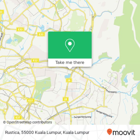 Rustica, 55000 Kuala Lumpur map