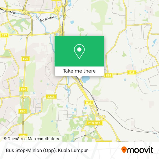 Bus Stop-Minlon (Opp) map