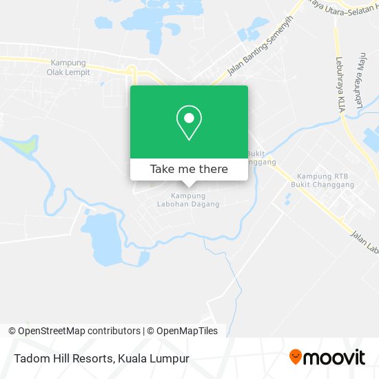 Tadom Hill Resorts map