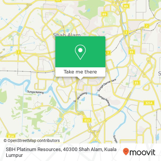 SBH Platinum Resources, 40300 Shah Alam map