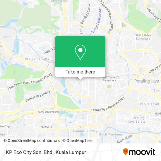 KP Eco City Sdn. Bhd. map