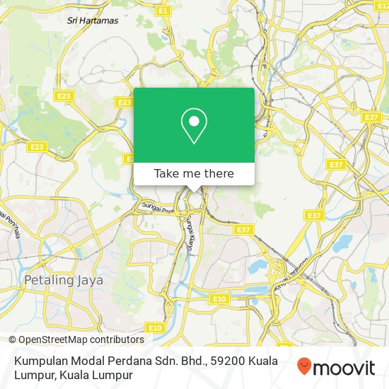 Kumpulan Modal Perdana Sdn. Bhd., 59200 Kuala Lumpur map