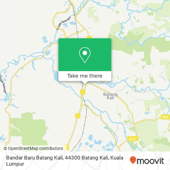Peta Bandar Baru Batang Kali, 44300 Batang Kali