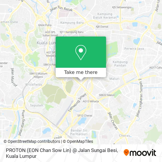 PROTON (EON Chan Sow Lin) @ Jalan Sungai Besi map