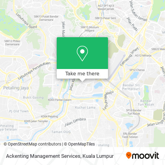 Ackenting Management Services map