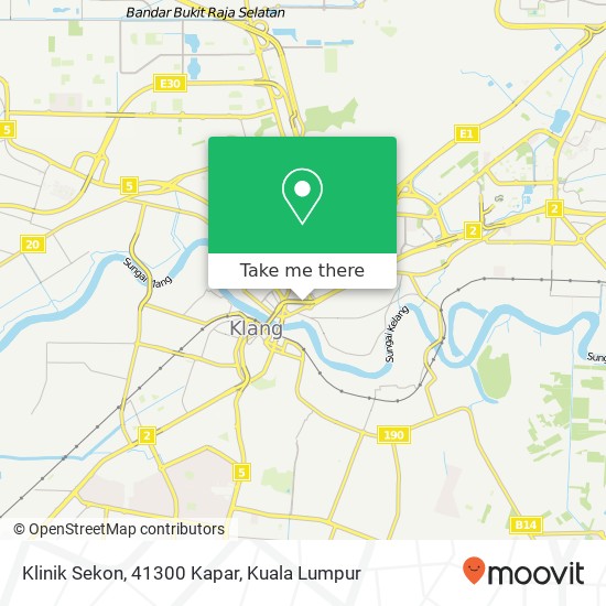 Klinik Sekon, 41300 Kapar map