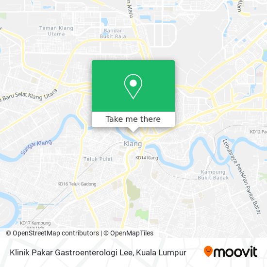 Klinik Pakar Gastroenterologi Lee map