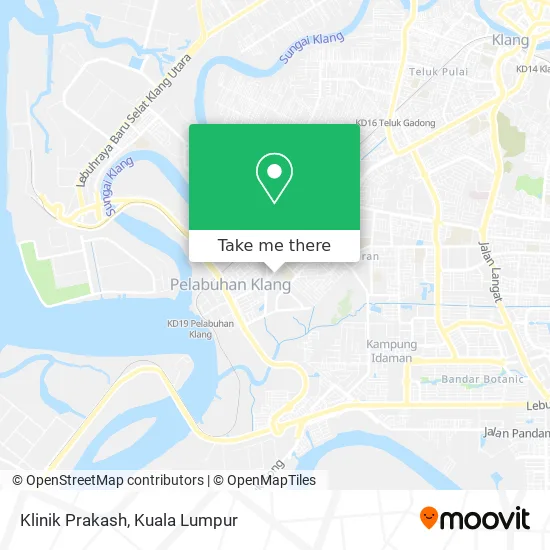 Klinik Prakash map