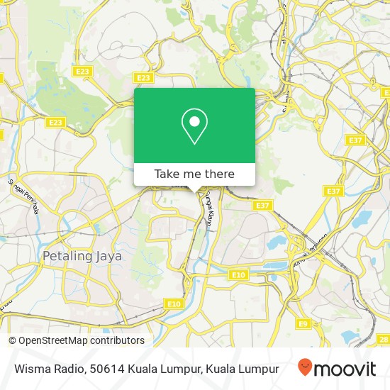 Peta Wisma Radio, 50614 Kuala Lumpur
