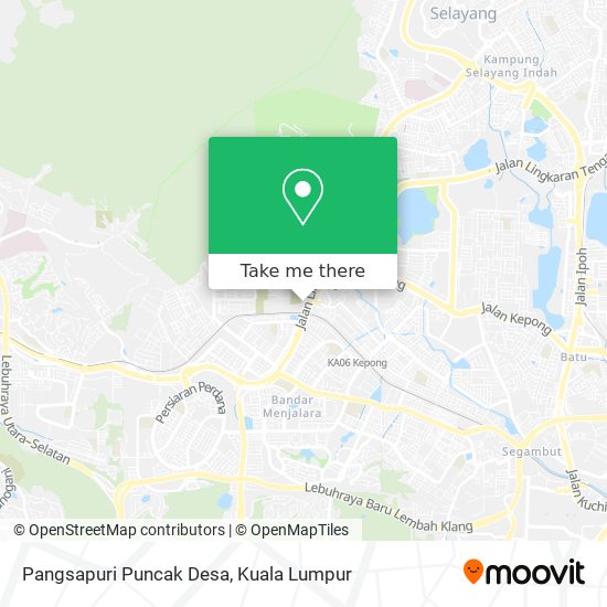 Peta Pangsapuri Puncak Desa