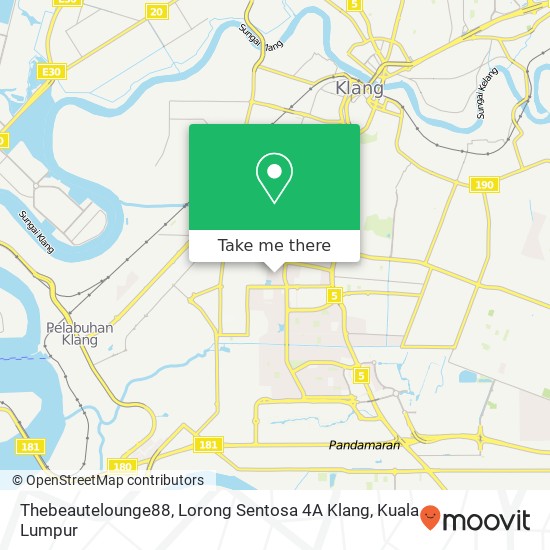 Thebeautelounge88, Lorong Sentosa 4A Klang map