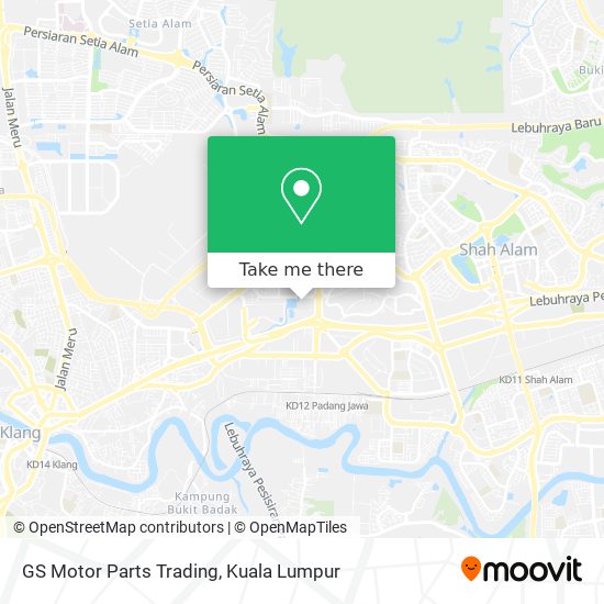 GS Motor Parts Trading map