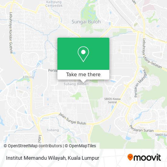 Bagaimana untuk pergi ke Institut Memandu Wilayah di Petaling Jaya 