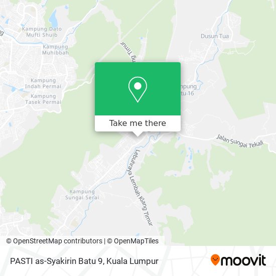 PASTI as-Syakirin Batu 9 map