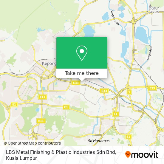 LBS Metal Finishing & Plastic Industries Sdn Bhd map