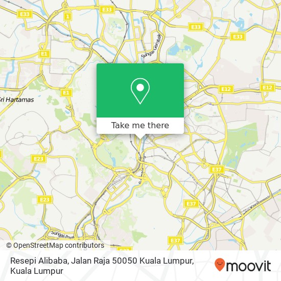 Resepi Alibaba, Jalan Raja 50050 Kuala Lumpur map