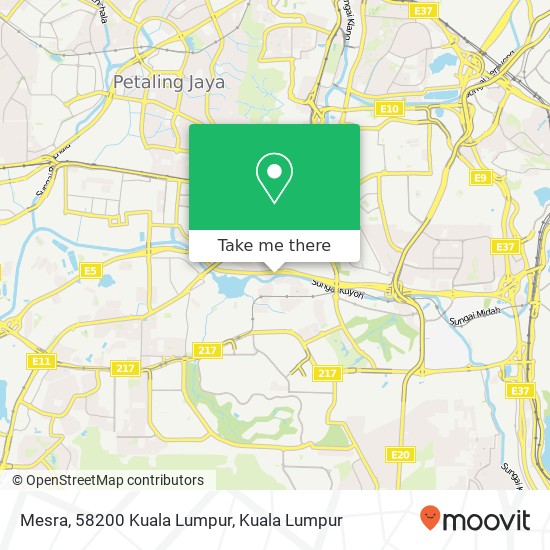 Mesra, 58200 Kuala Lumpur map