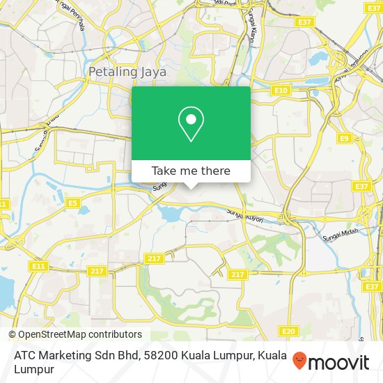Peta ATC Marketing Sdn Bhd, 58200 Kuala Lumpur