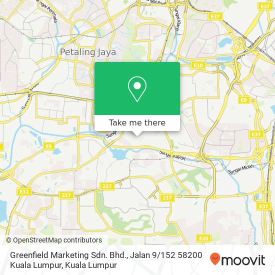 Greenfield Marketing Sdn. Bhd., Jalan 9 / 152 58200 Kuala Lumpur map