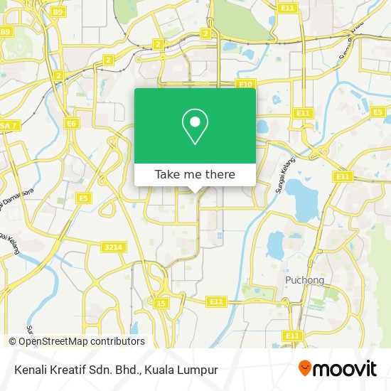 Kenali Kreatif Sdn. Bhd. map