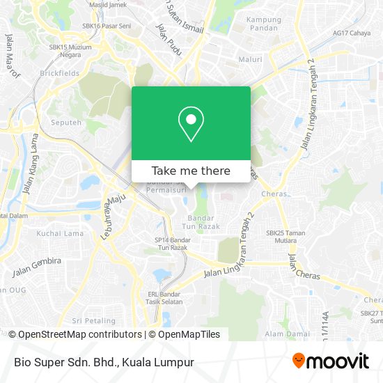 Bio Super Sdn. Bhd. map