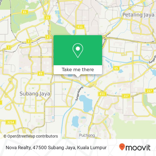 Nova Realty, 47500 Subang Jaya map