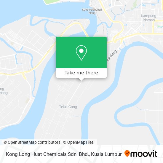 Peta Kong Long Huat Chemicals Sdn. Bhd.