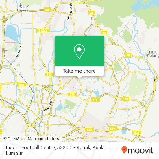 Indoor Football Centre, 53200 Setapak map