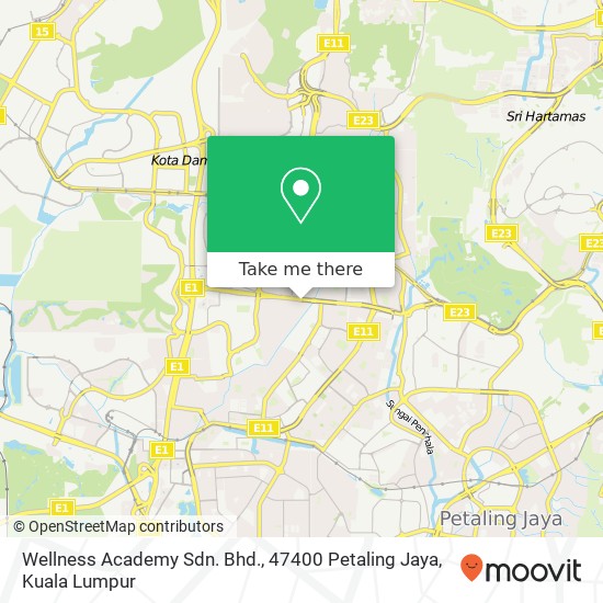 Wellness Academy Sdn. Bhd., 47400 Petaling Jaya map