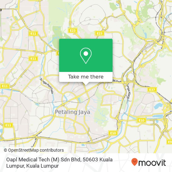 Oapl Medical Tech (M) Sdn Bhd, 50603 Kuala Lumpur map