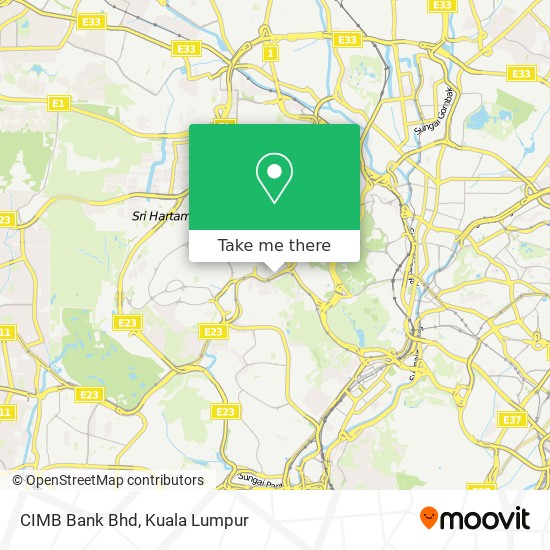 CIMB Bank Bhd map