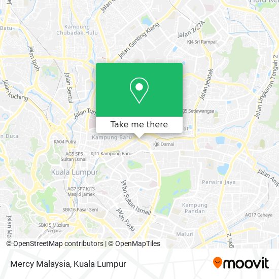 Mercy Malaysia map