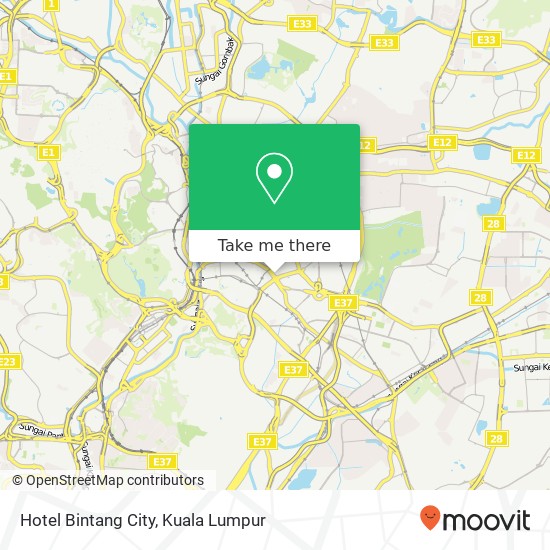 Hotel Bintang City map