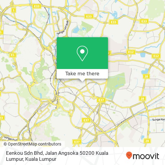 Eenkou Sdn Bhd, Jalan Angsoka 50200 Kuala Lumpur map