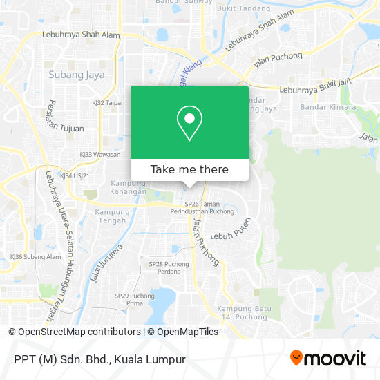 PPT (M) Sdn. Bhd. map