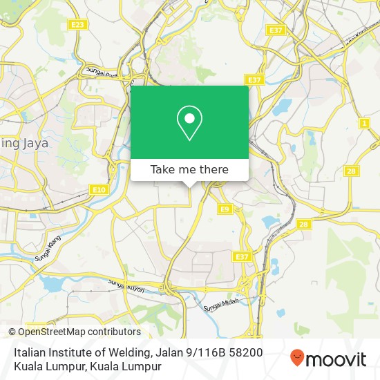 Italian Institute of Welding, Jalan 9 / 116B 58200 Kuala Lumpur map